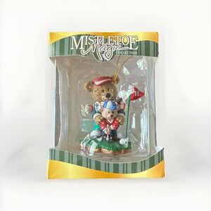 Mistletoe Magic Collection Christmas Ornament Grandpa And Grandson Bears Golfers